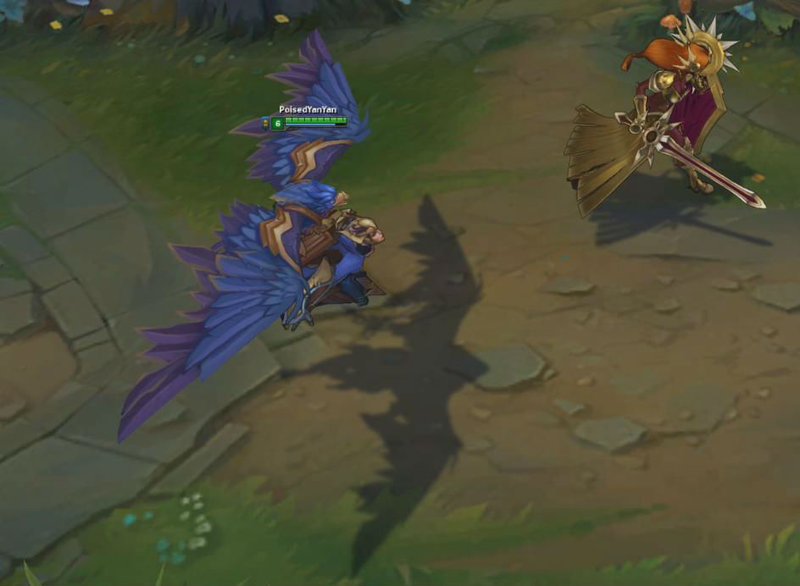 Illustration for article titled Quinn's New Bird Form In League Of Legends Looks Kinda Silly